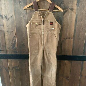Tough Duck Unlined Bib Overall Youth Size M